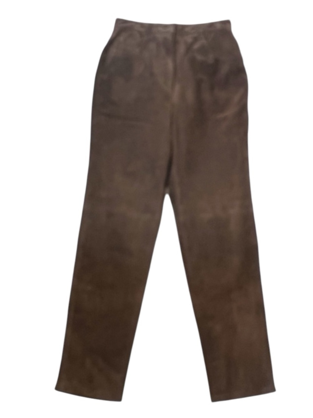 Vintage Forenza Suede Leather Lined High Waist Trousers Womens Size 8 - Picture 2 of 10